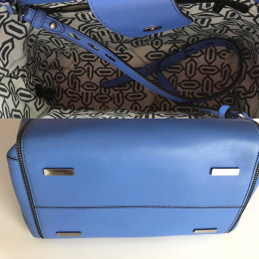 Rebecca Minkoff Blue Mini Perry Tote - Picture 6 of 7